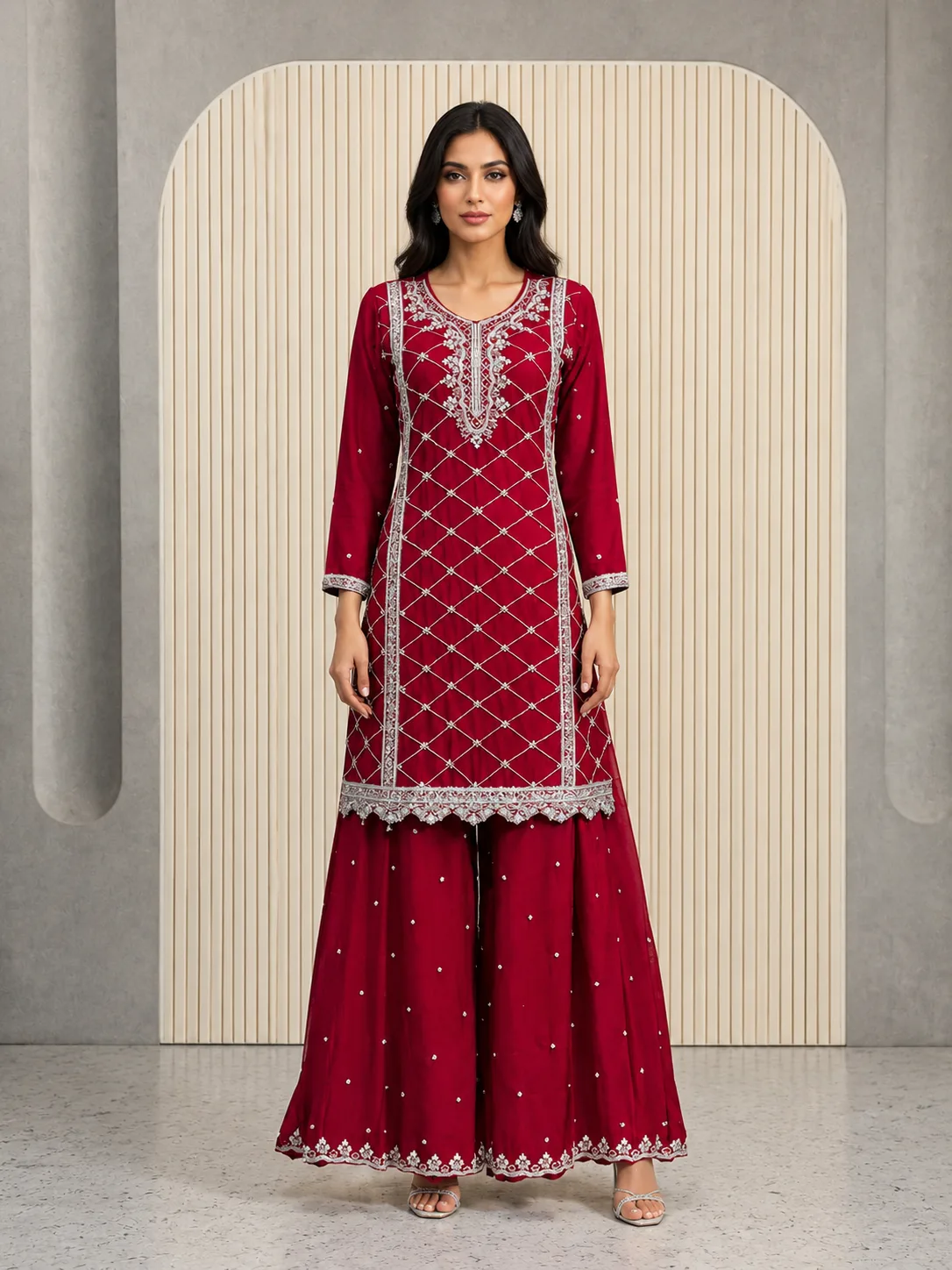 Kurti for women with plazzo 