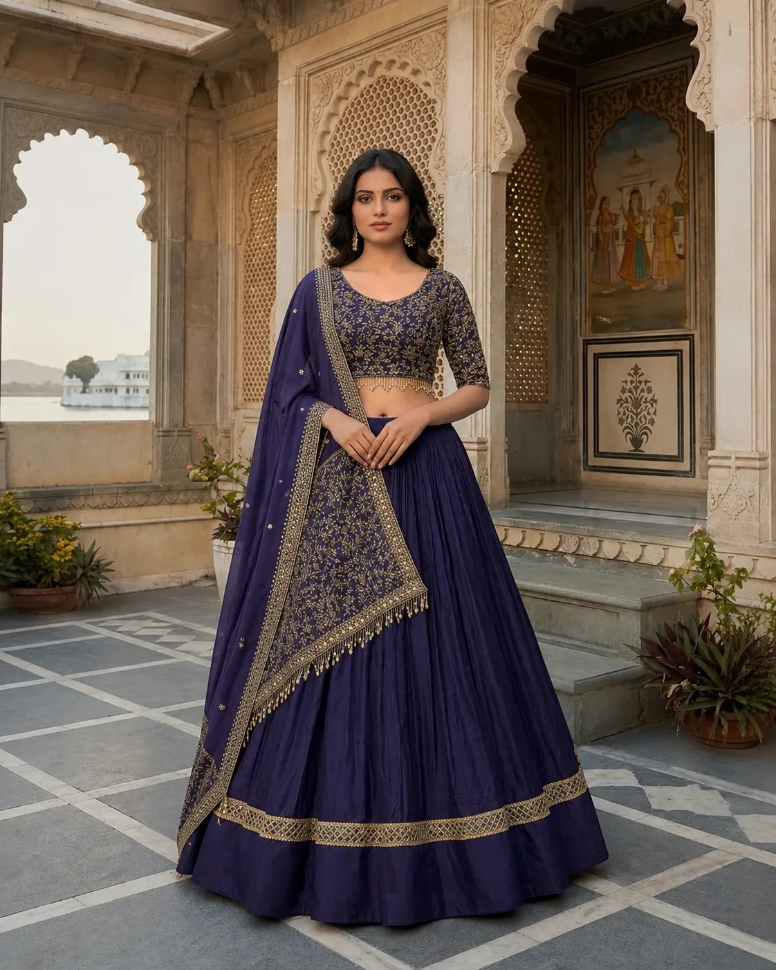 Lehenga for women with dupatta &Choli