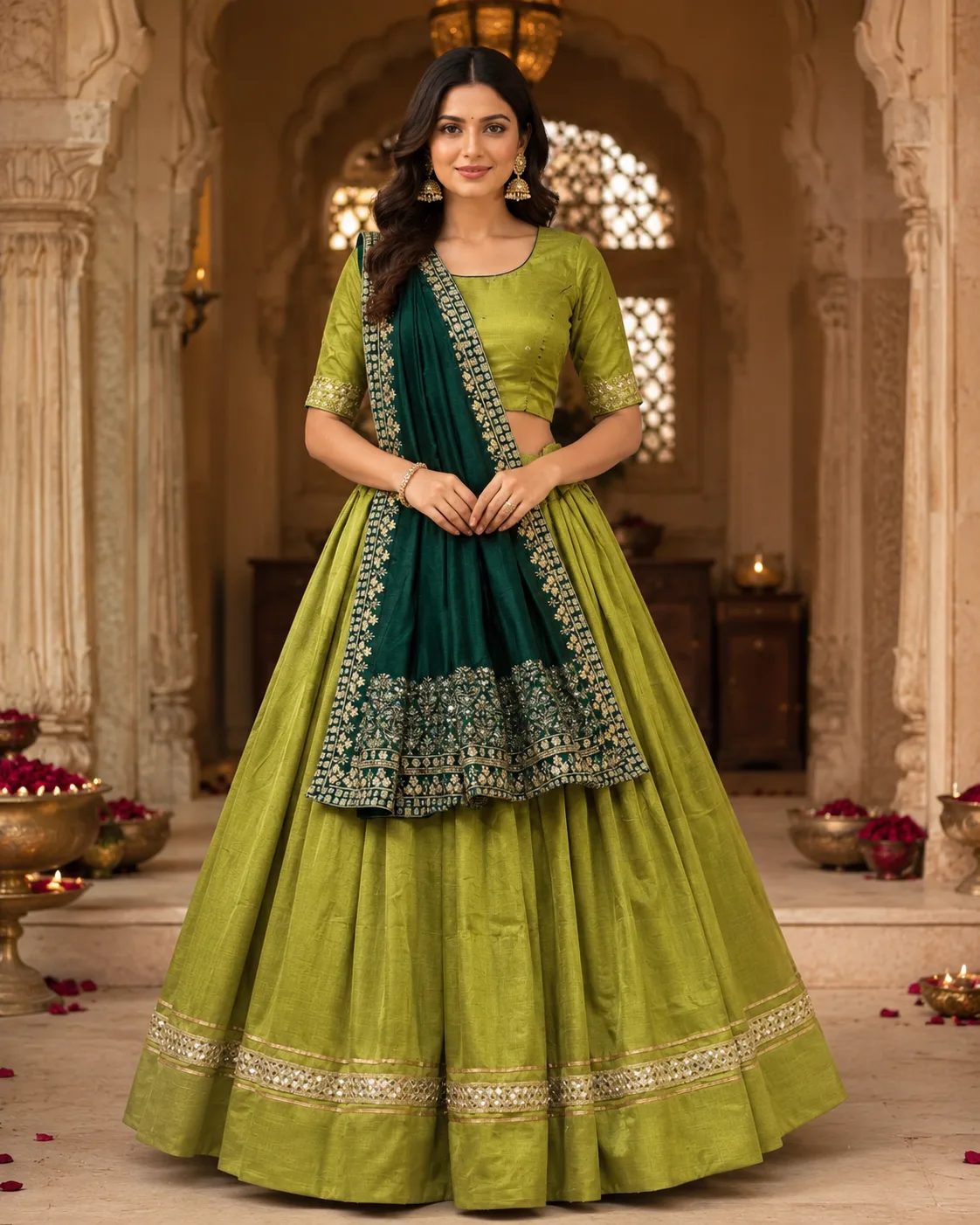 Lehenga for women with dupatta & Blouse
